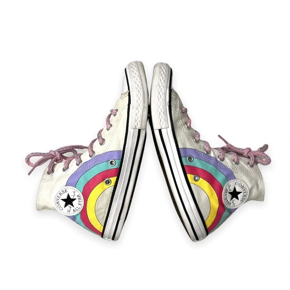 Converse Unicorn Sneaker All High Top Chuck‎ Taylor Rainbow Girls Size 3